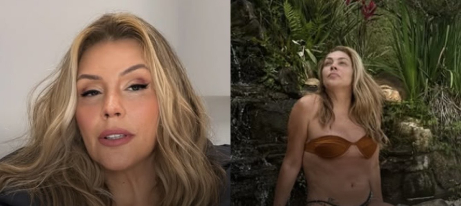 Simony curte SPA relaxante de biquíni no Rio de Janeiro  